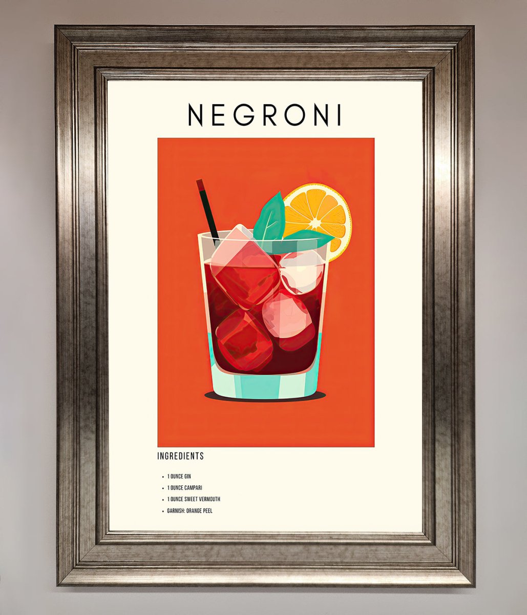 Negroni Framed Wall Art - Zestio