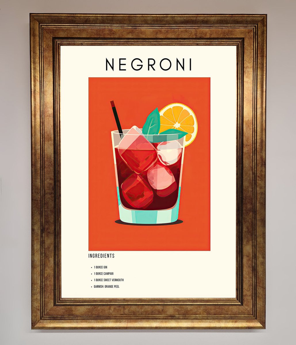 Negroni Framed Wall Art - Zestio
