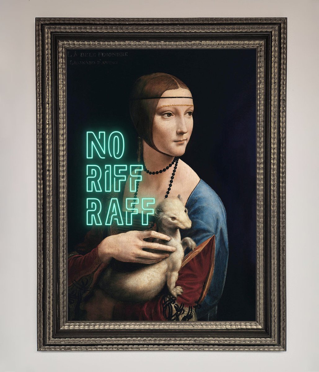 No Riff Raff Framed Print - Zestio