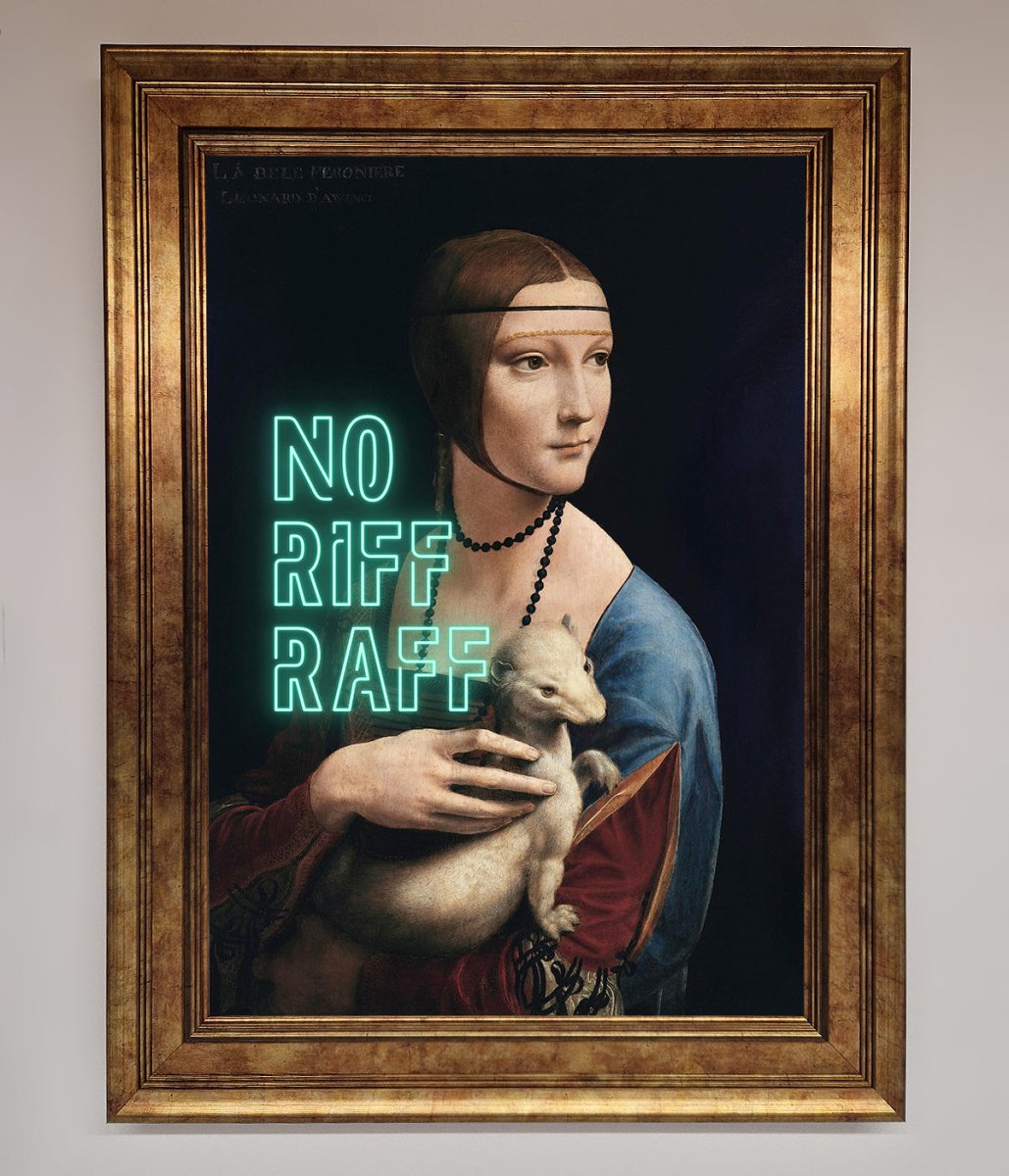 No Riff Raff Framed Print - Zestio