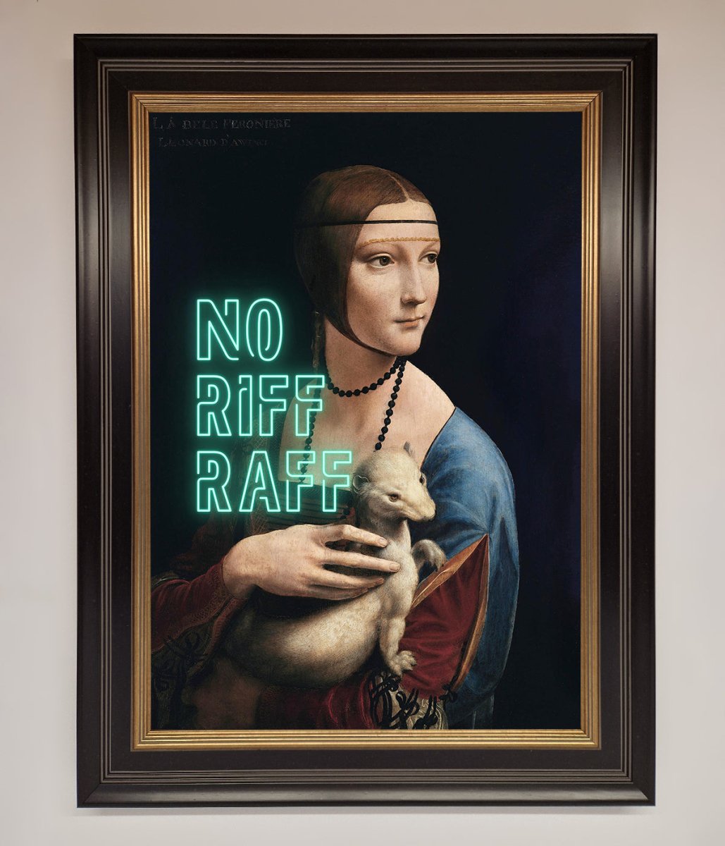 No Riff Raff Framed Print - Zestio