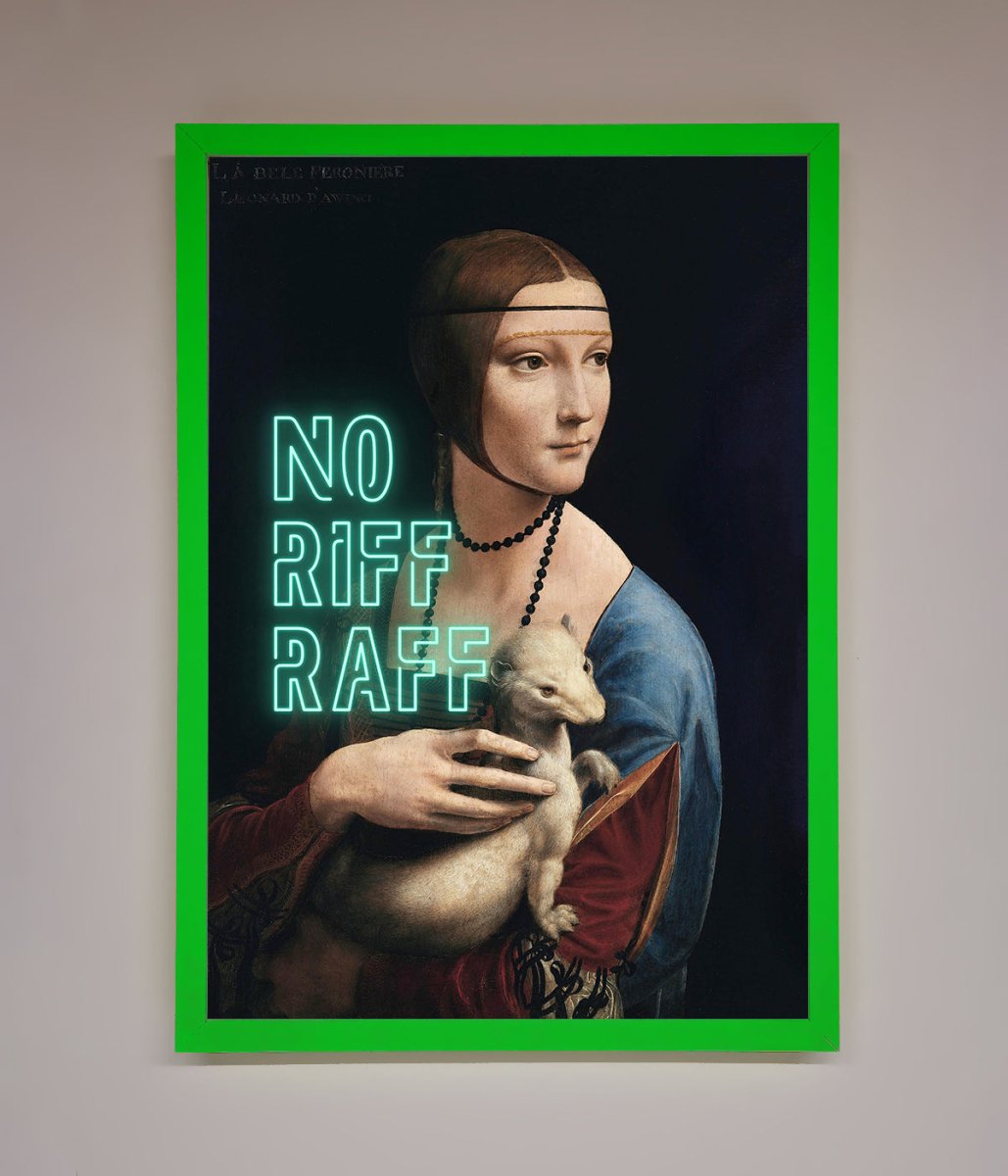 No Riff Raff Framed Print - Zestio