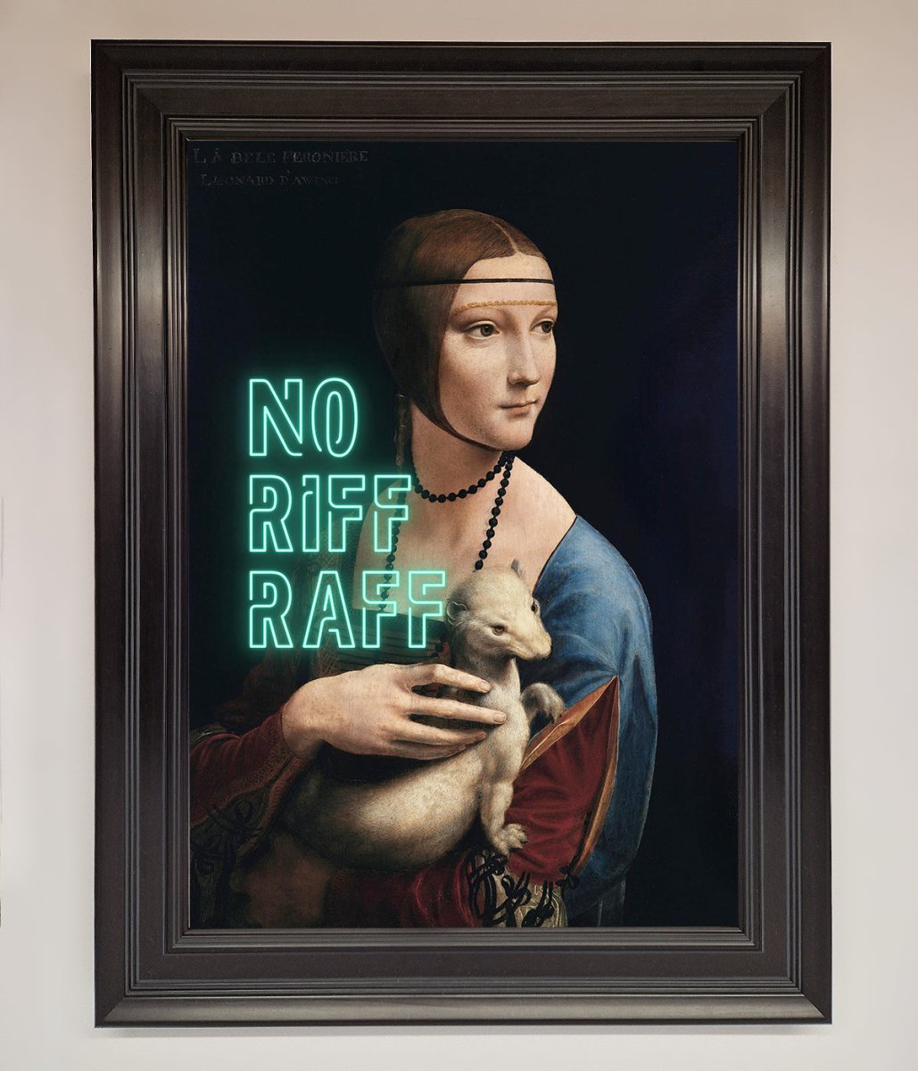 No Riff Raff Framed Print - Zestio