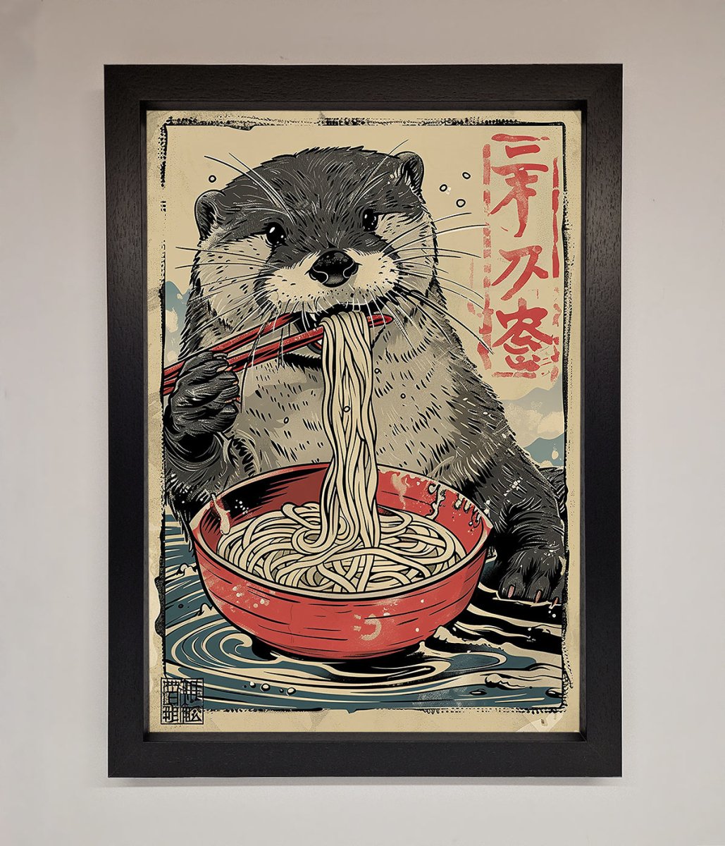 Noodles Otter Framed Wall Art - Zestio