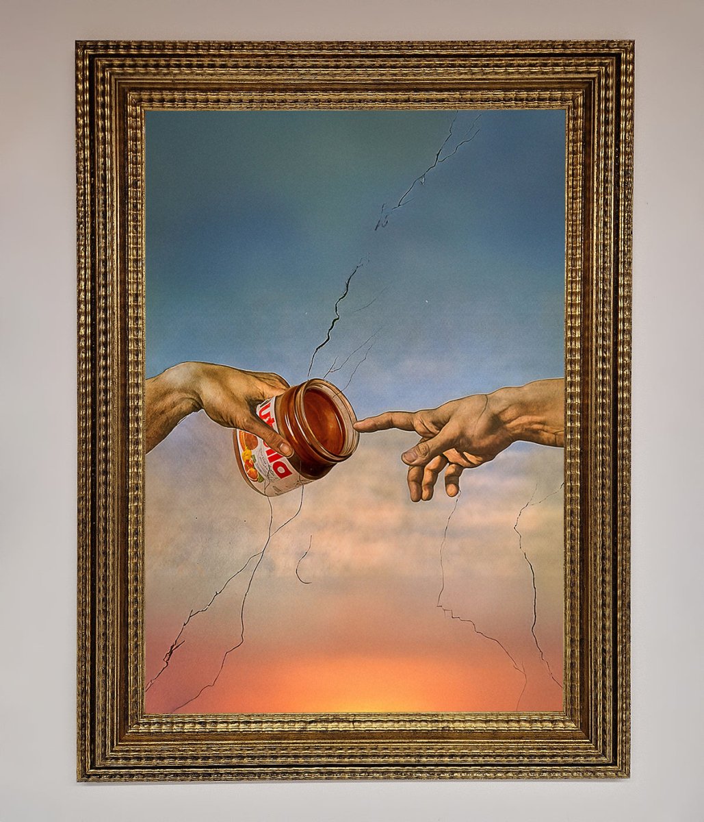 Nutella Of Creation Framed Poster - Zestio