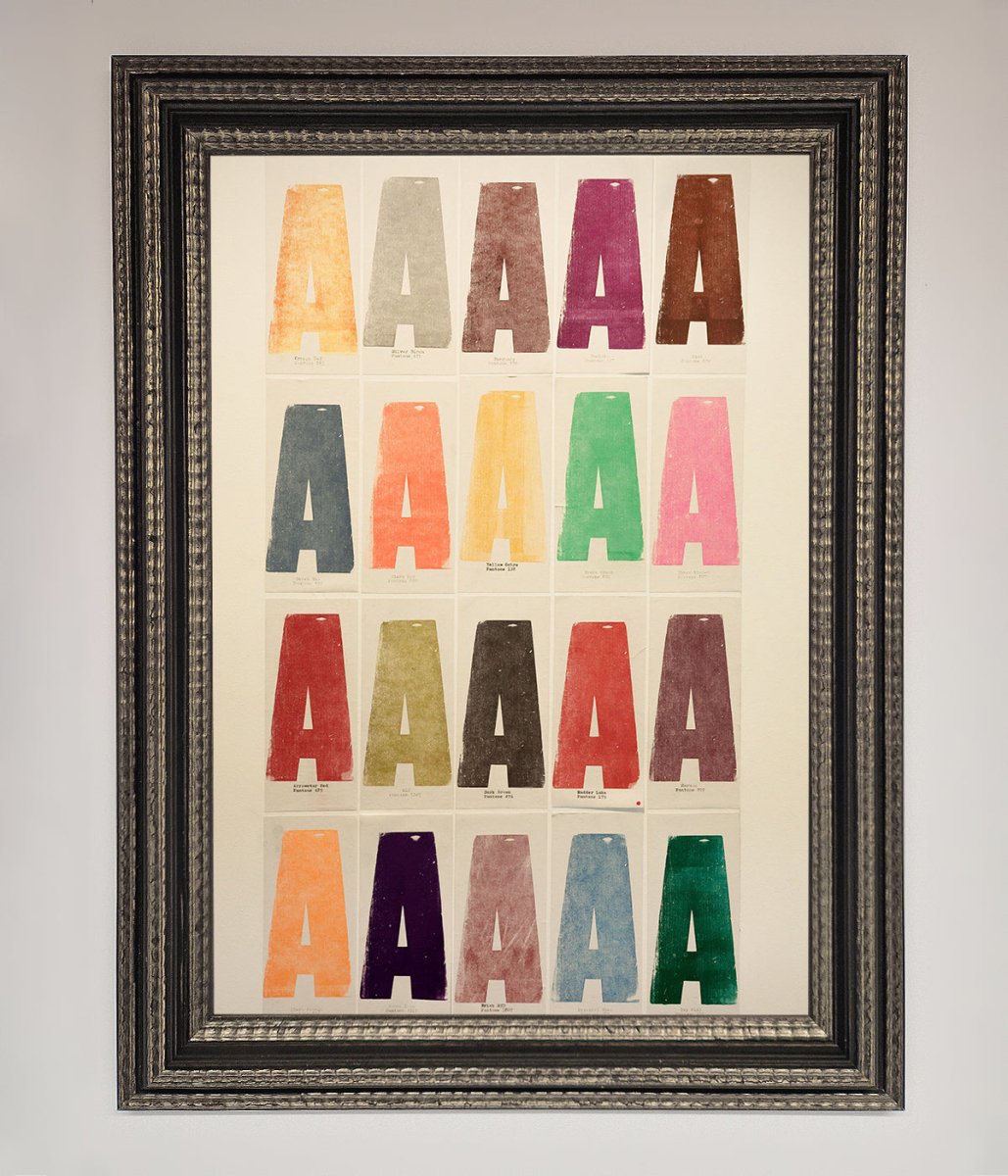 Pantone A Framed Poster - Zestio