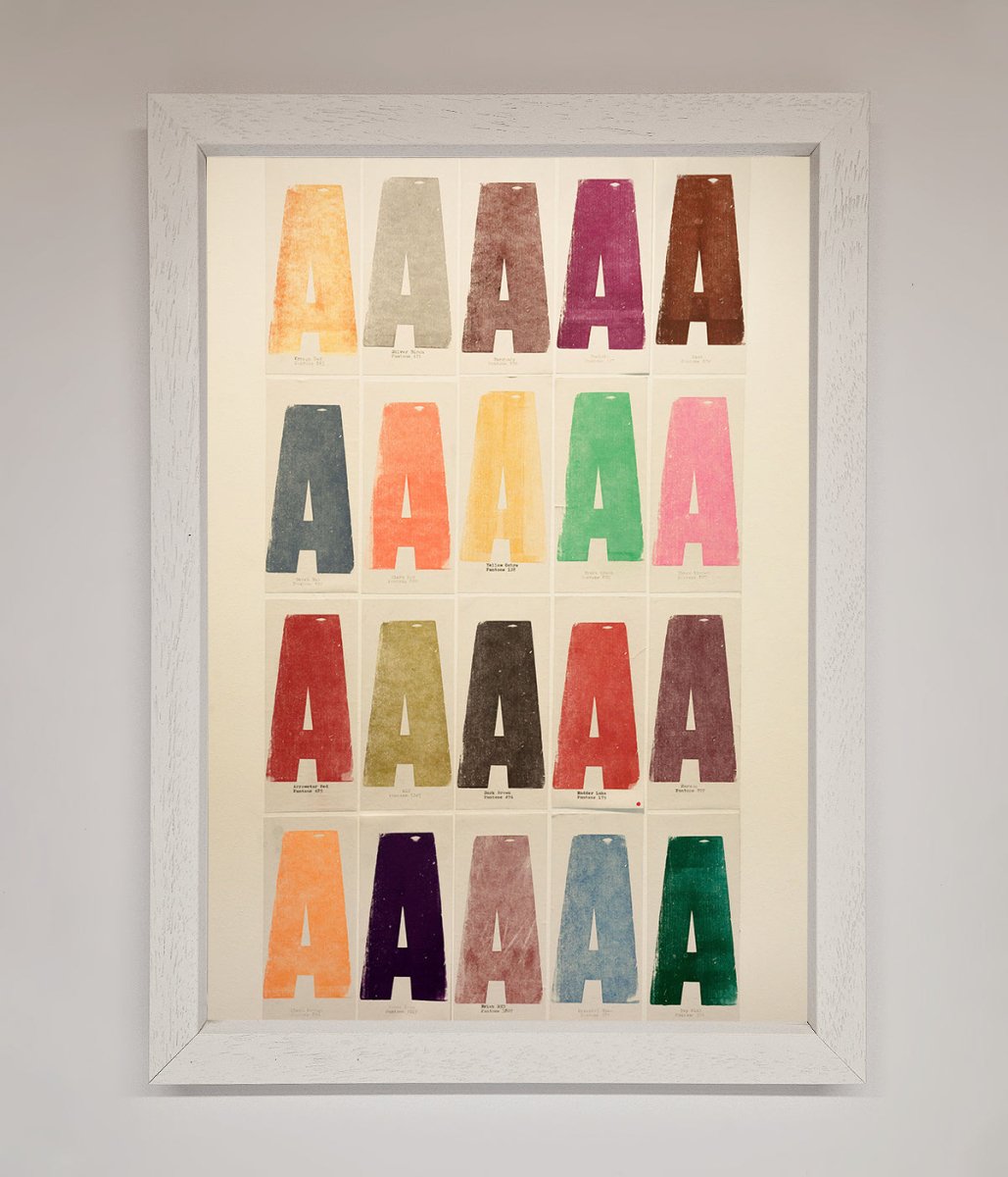 Pantone A Framed Poster - Zestio