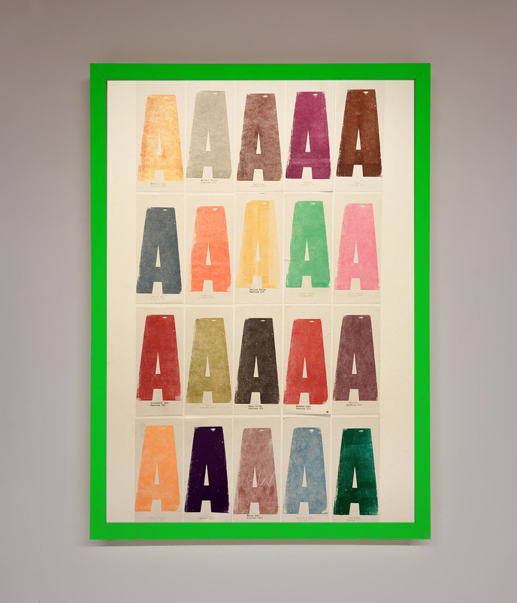 Pantone A Framed Poster - Zestio