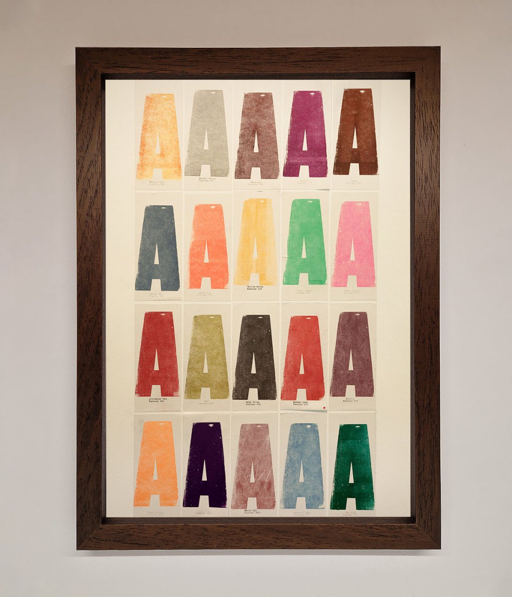 Pantone A Framed Poster - Zestio