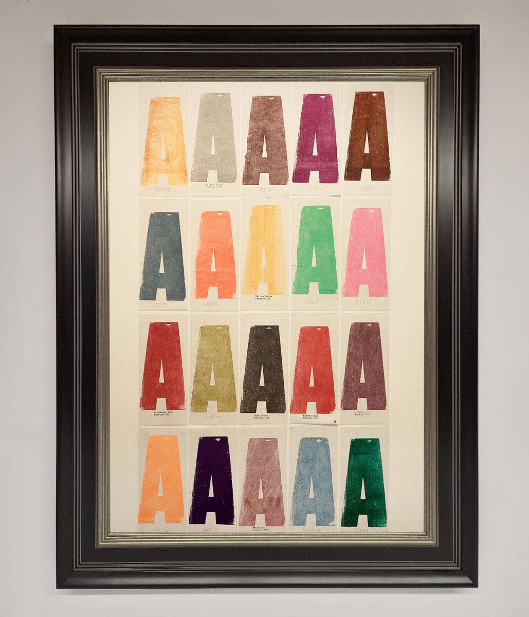 Pantone A Framed Poster - Zestio