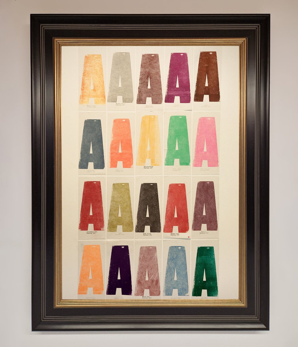 Pantone A Framed Poster - Zestio