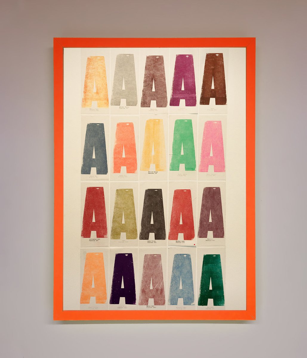 Pantone A Framed Poster - Zestio