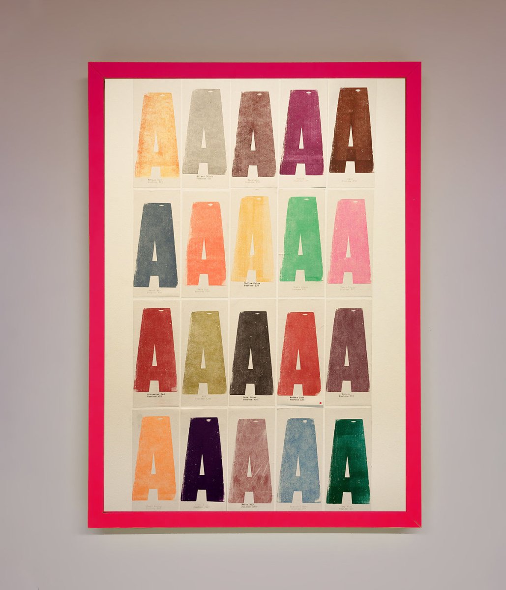 Pantone A Framed Poster - Zestio