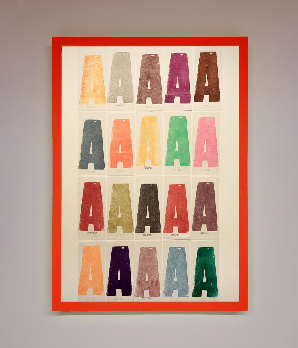 Pantone A Framed Poster - Zestio