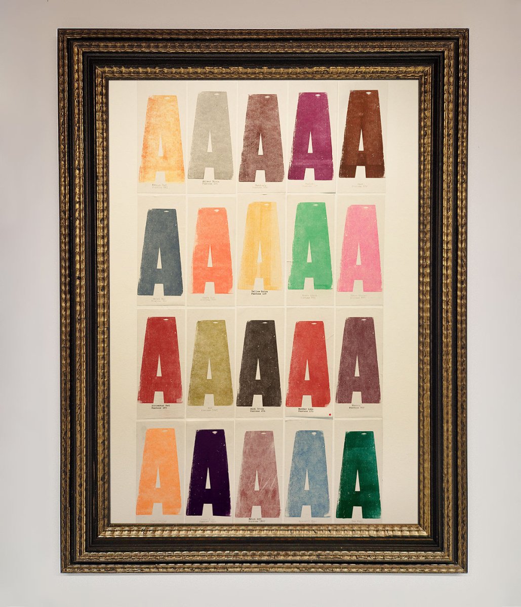 Pantone A Framed Poster - Zestio