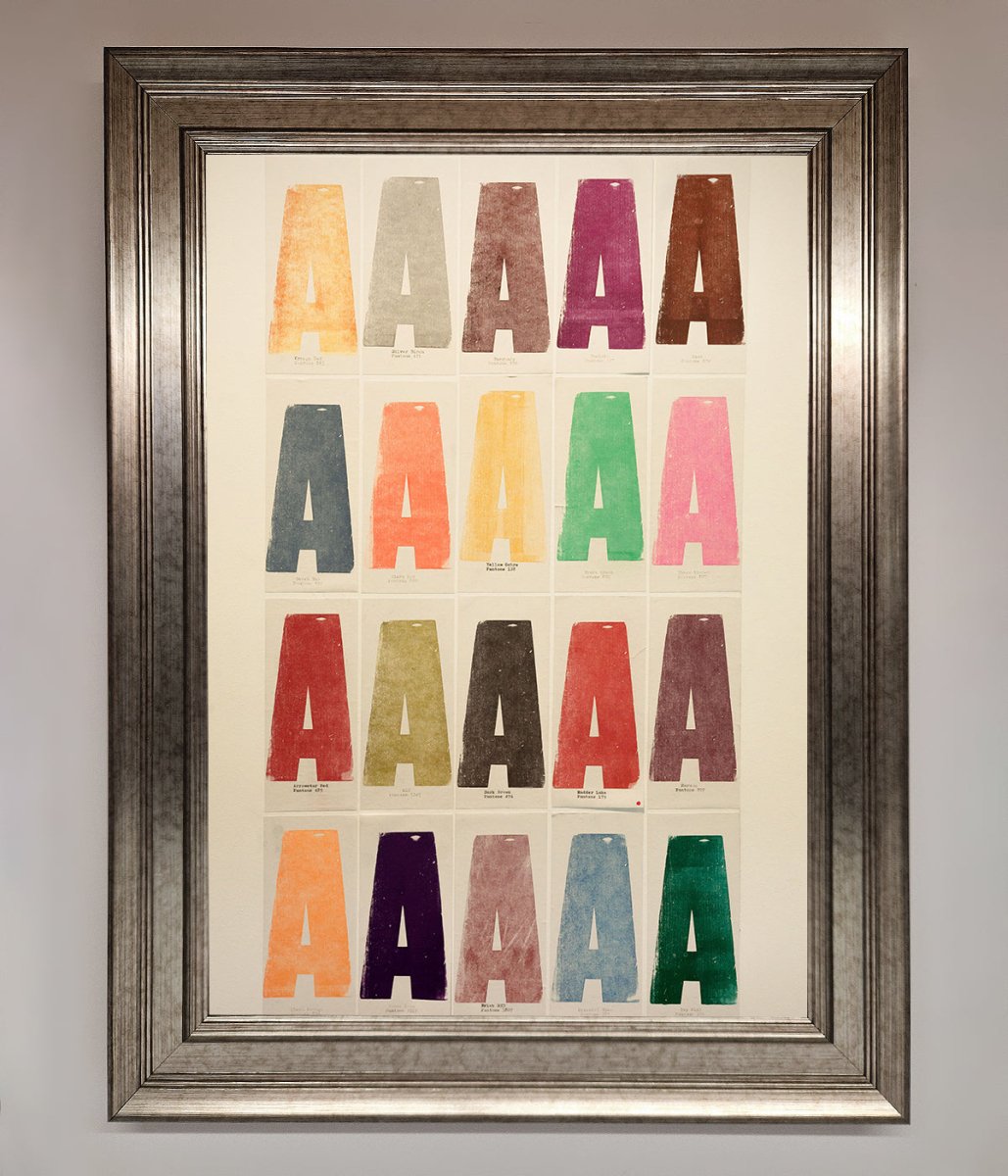 Pantone A Framed Poster - Zestio