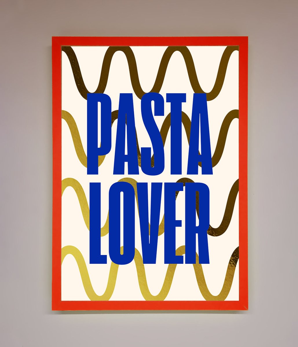 Pasta Lover Foil Print - Zestio
