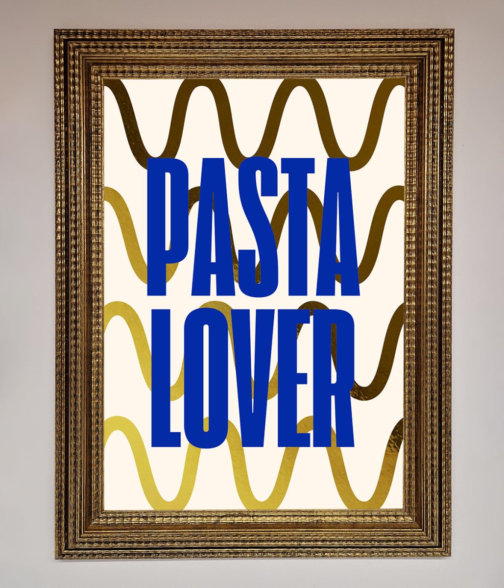 Pasta Lover Foil Print - Zestio
