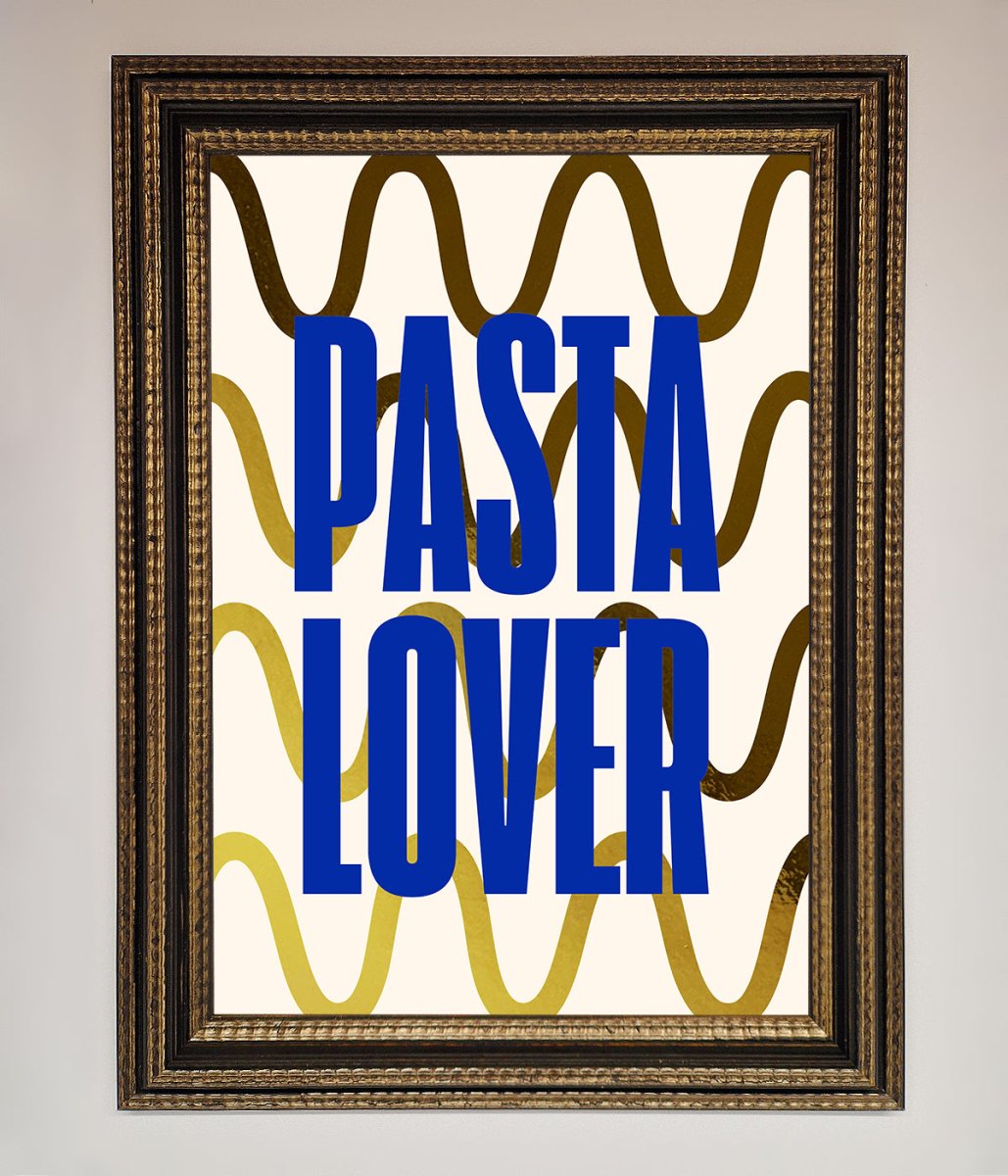 Pasta Lover Foil Print - Zestio