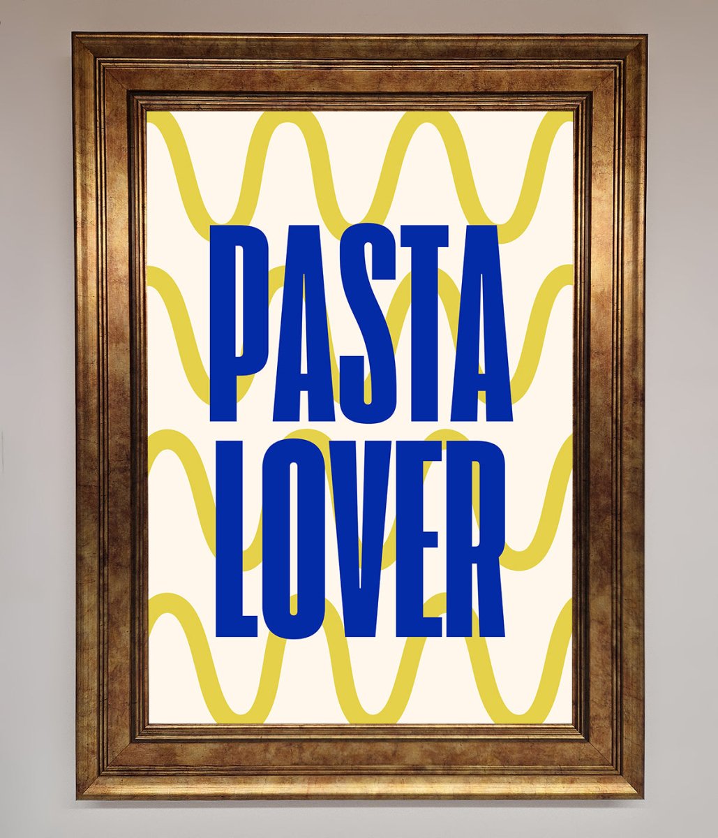 Pasta Lover Framed Wall Art - Zestio