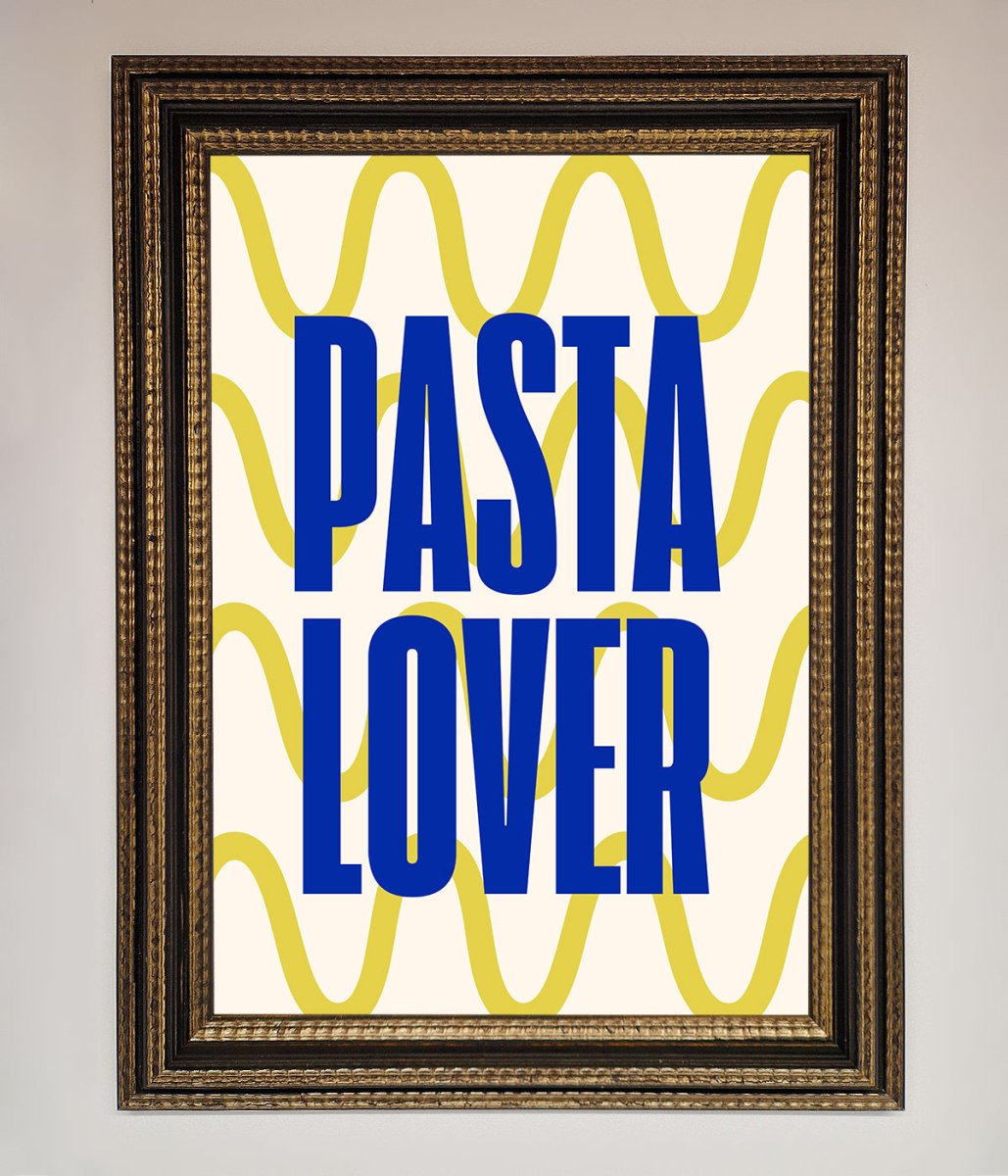 Pasta Lover Framed Wall Art - Zestio
