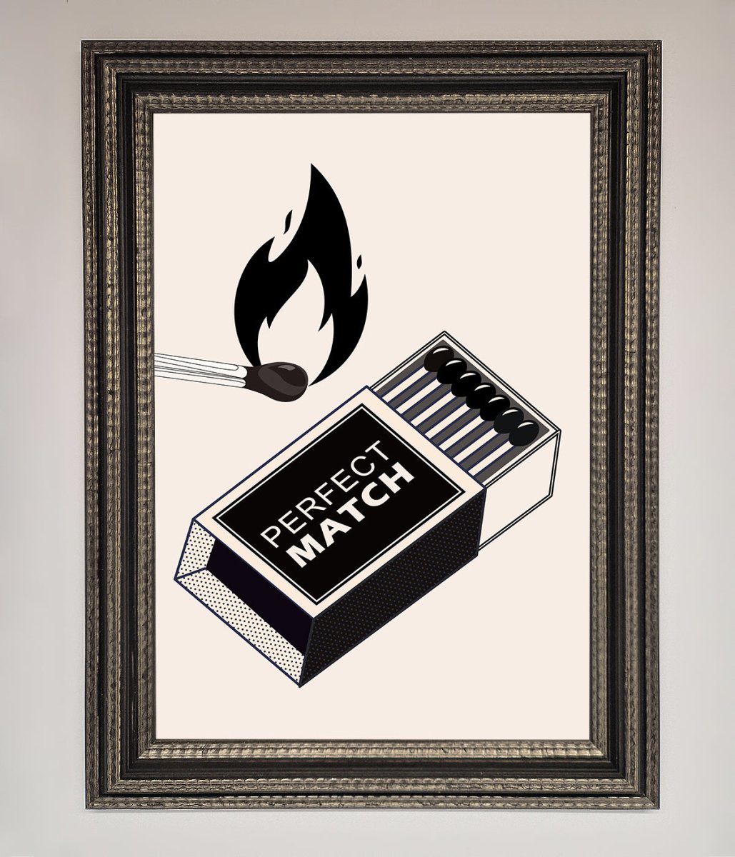 Perfect Match Framed Print - Zestio