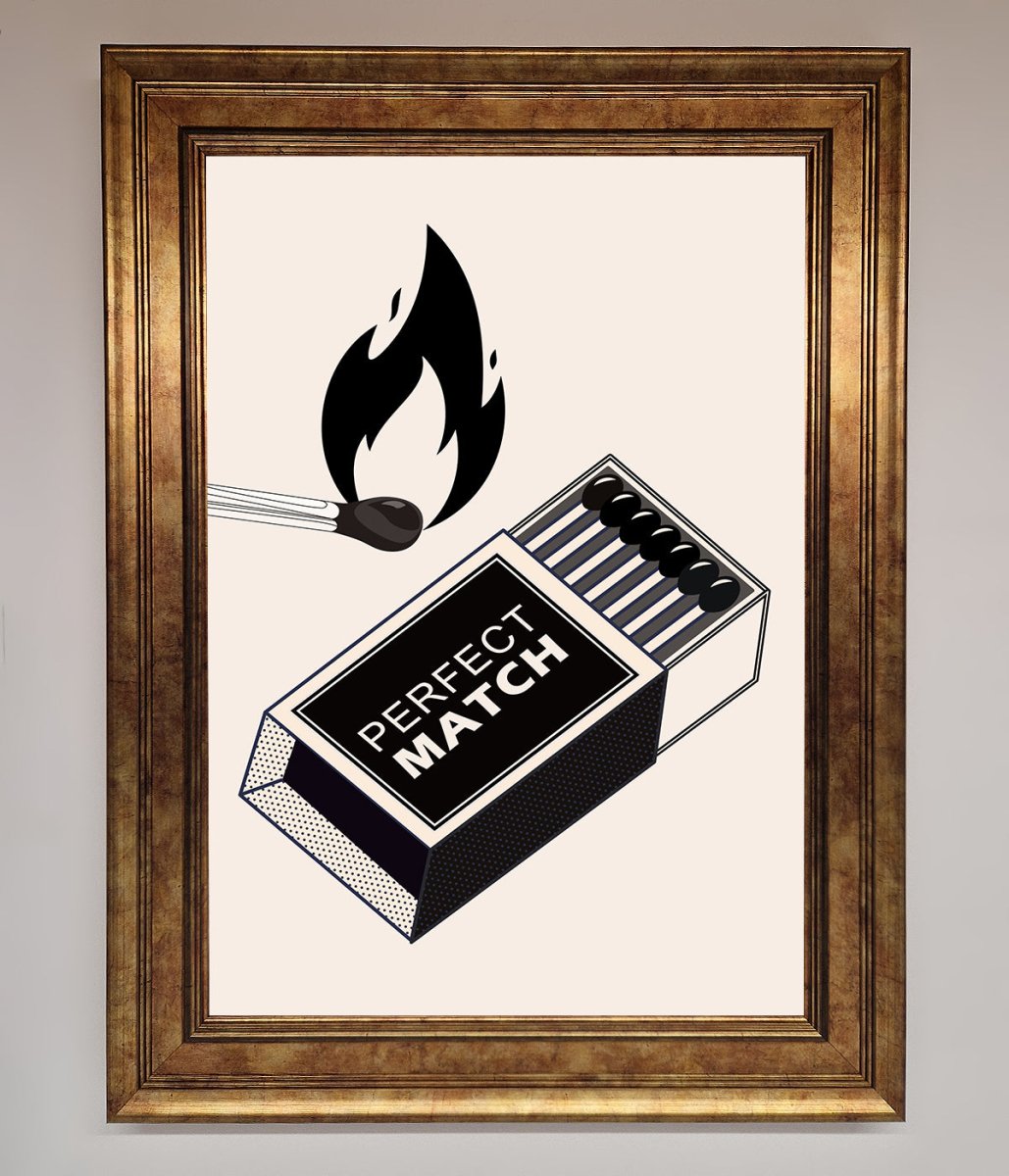 Perfect Match Framed Print - Zestio