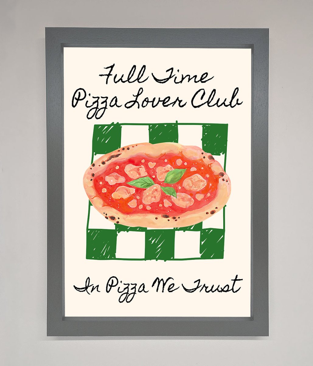 Pizza Lover Club Framed Wall Art - Zestio