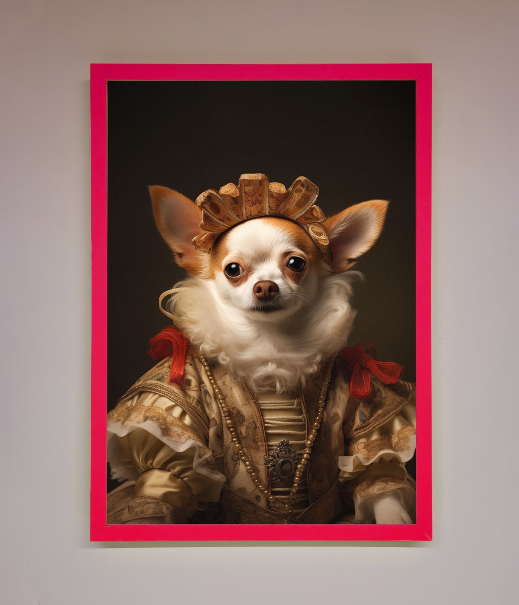 Renaissance Chihuahua Framed Print - Zestio