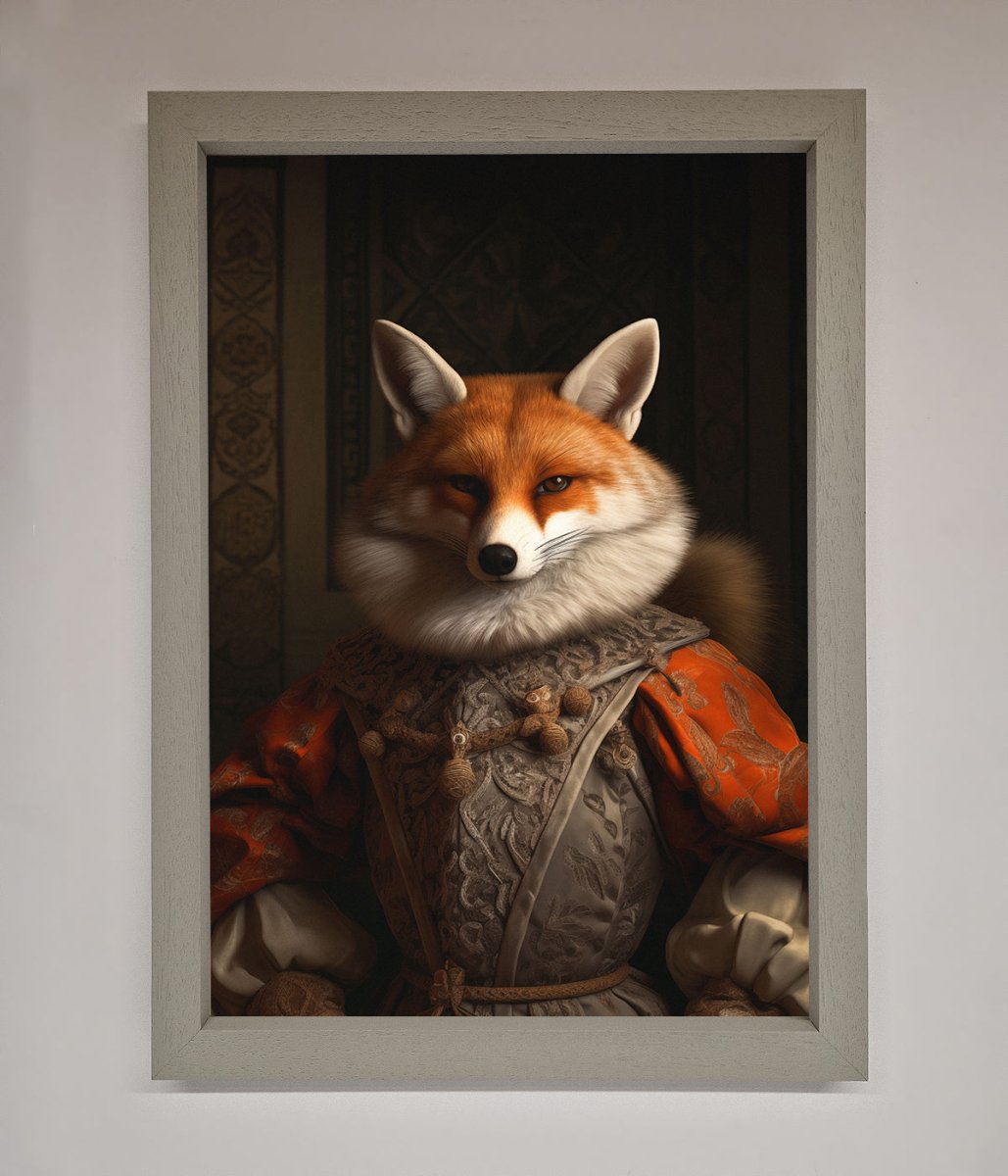 Renaissance Fox Framed Poster - Zestio