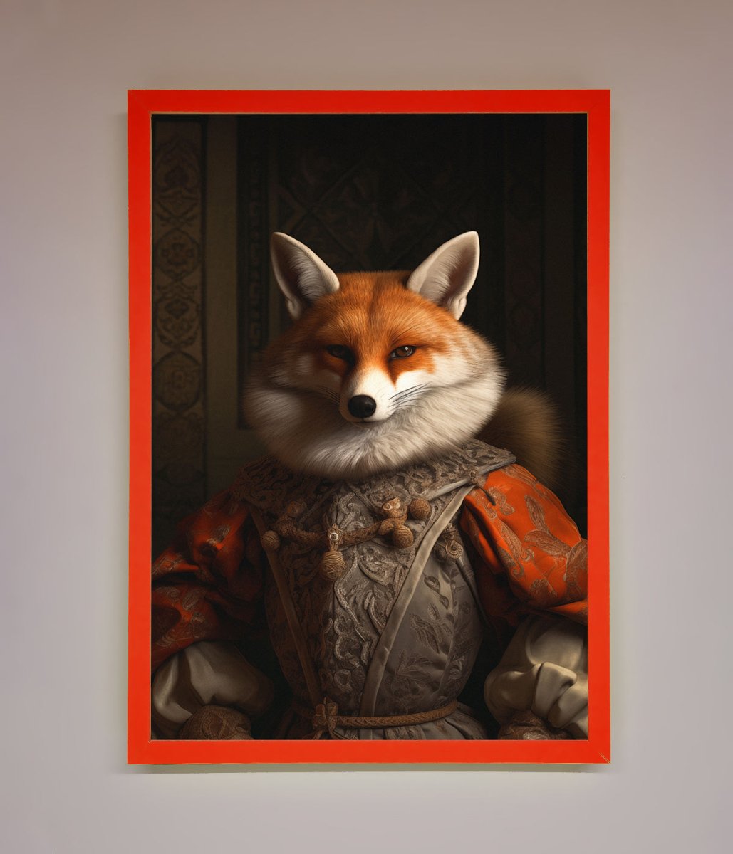 Renaissance Fox Framed Poster - Zestio