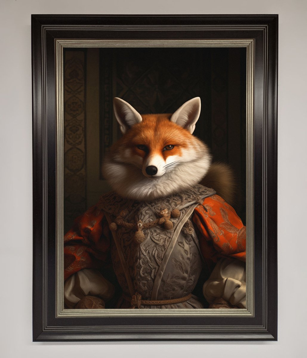 Renaissance Fox Framed Poster - Zestio