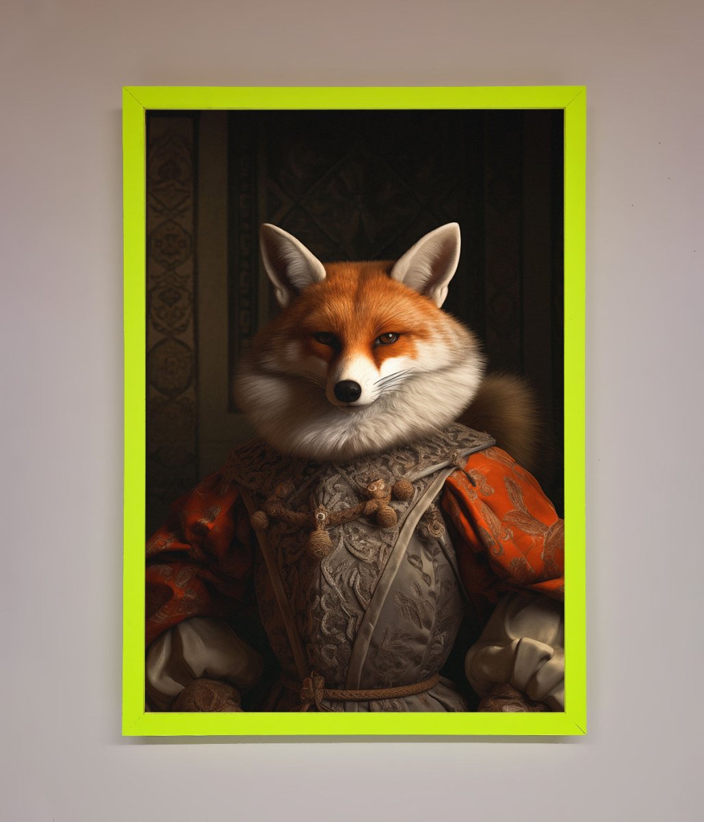 Renaissance Fox Framed Poster - Zestio