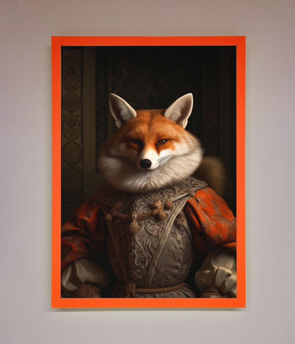 Renaissance Fox Framed Poster - Zestio
