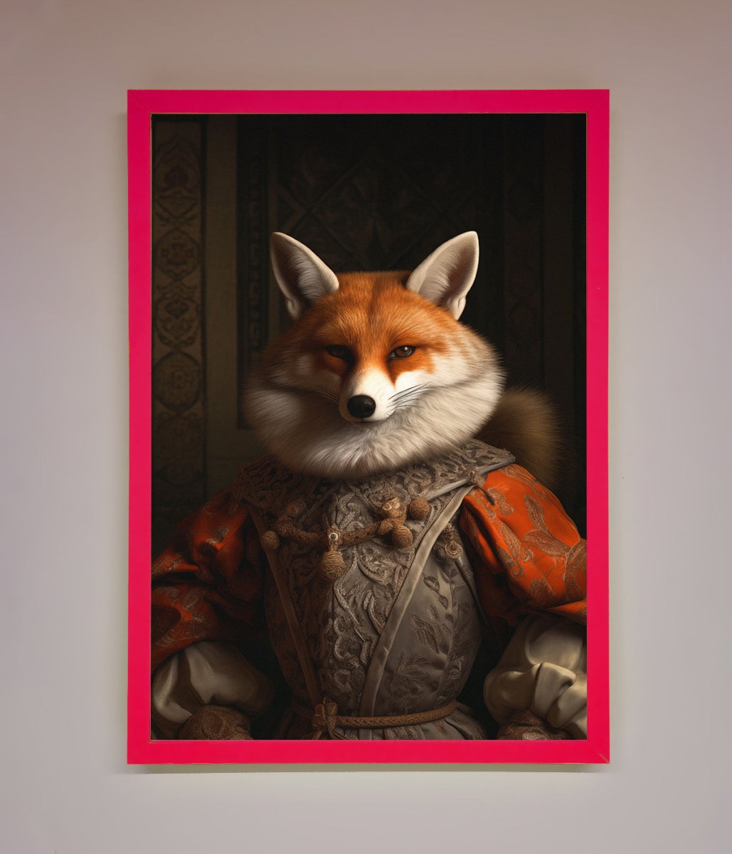 Renaissance Fox Framed Poster - Zestio