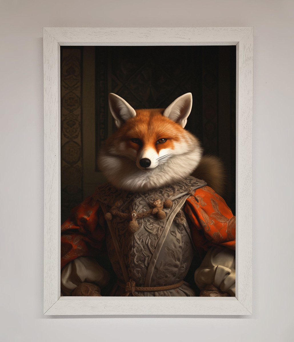 Renaissance Fox Framed Poster - Zestio