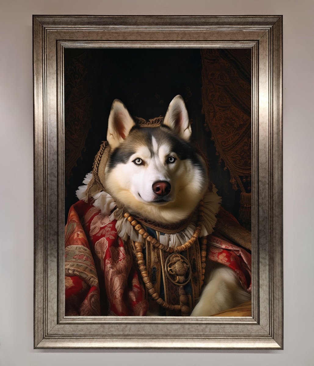 Renaissance Husky Framed Print - Zestio