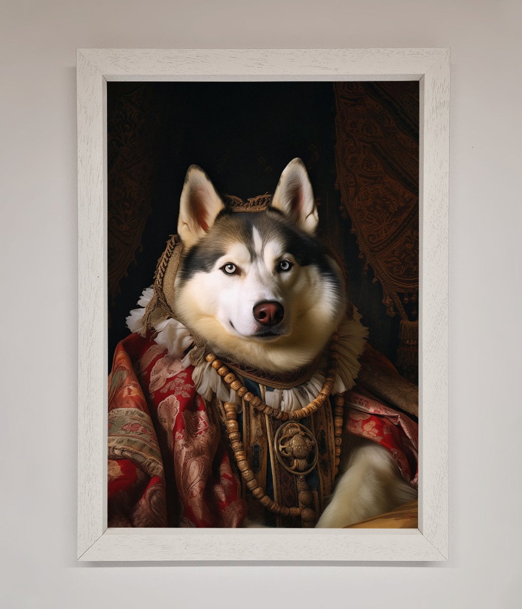 Renaissance Husky Framed Print - Zestio