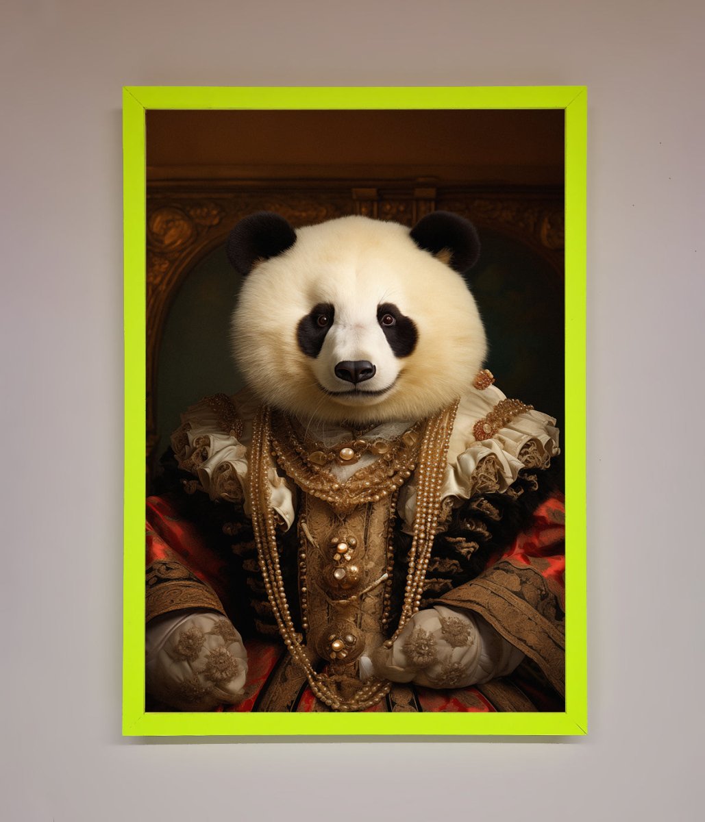 Renaissance Panda Framed Print - Zestio