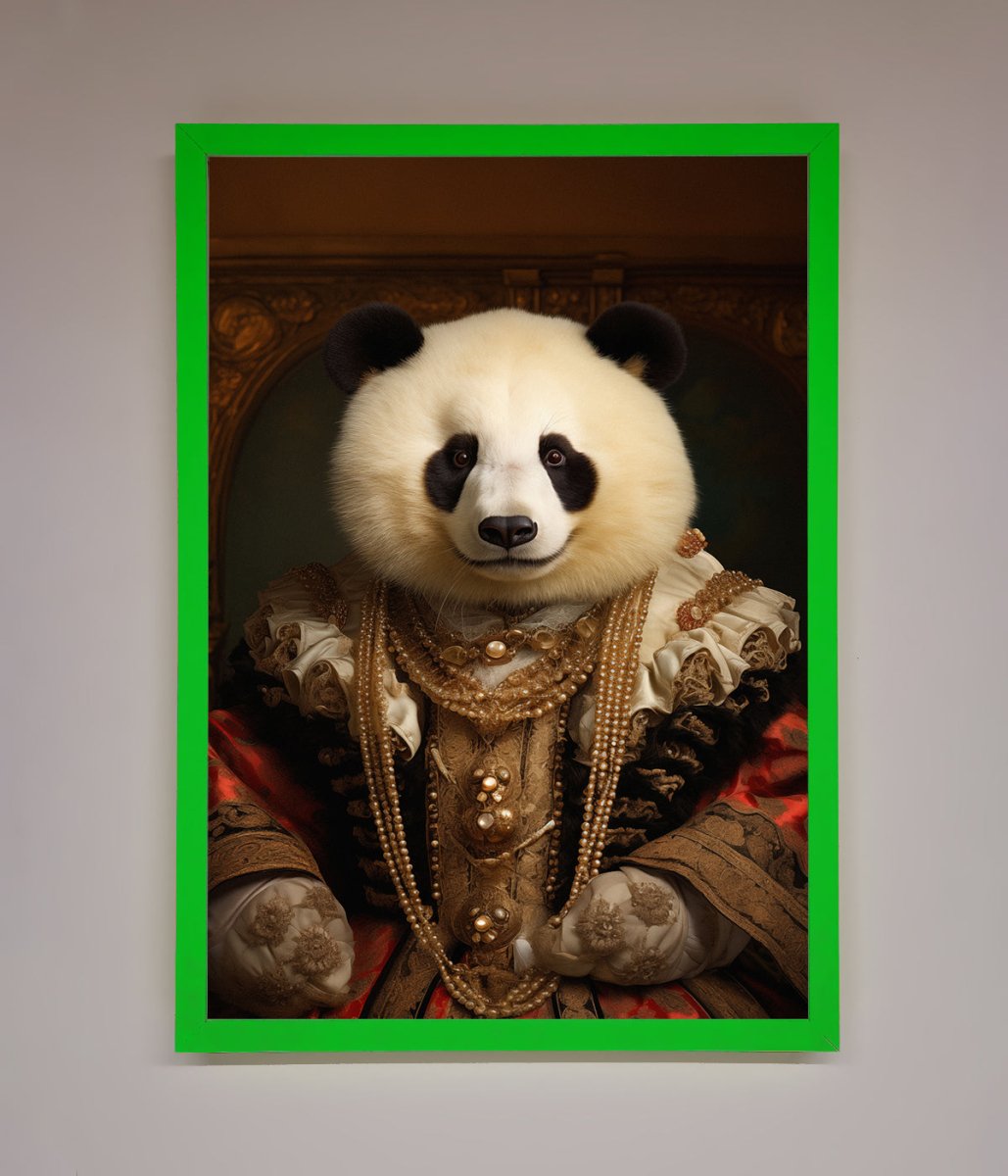 Renaissance Panda Framed Print - Zestio