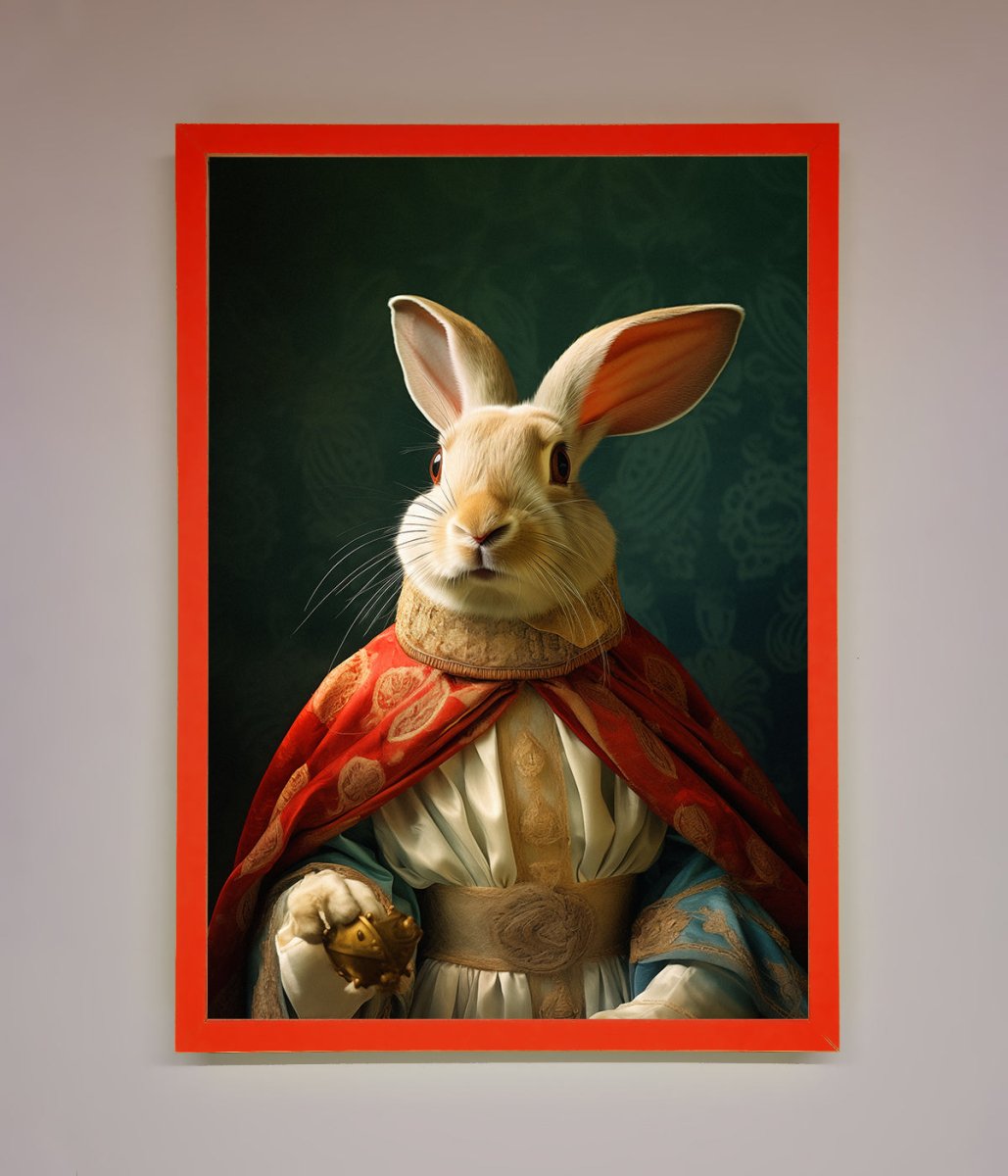 Renaissance Rabbit Framed Poster - Zestio