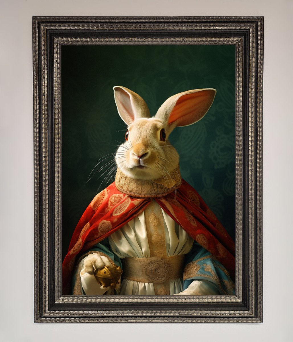Renaissance Rabbit Framed Poster - Zestio