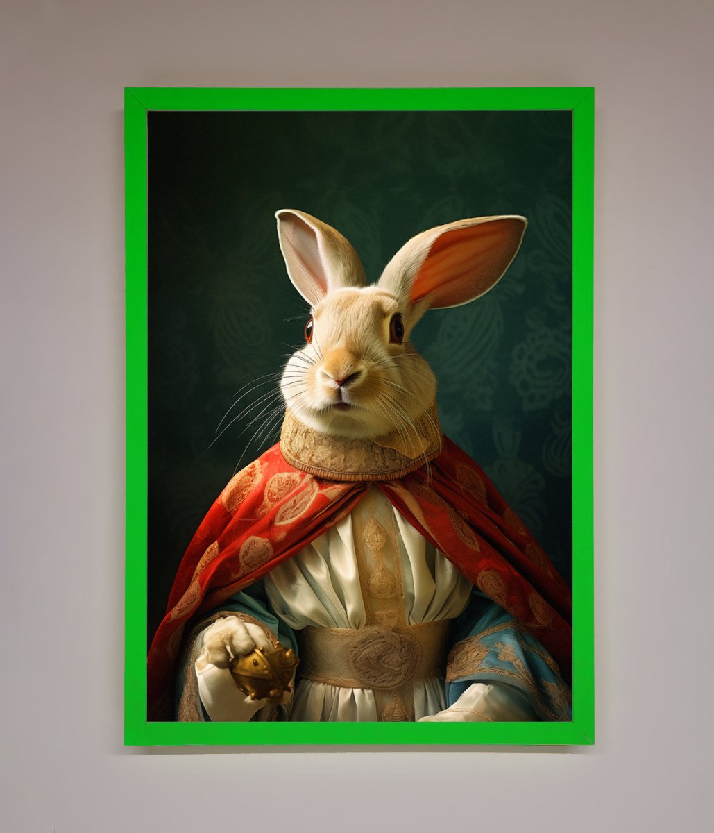 Renaissance Rabbit Framed Poster - Zestio