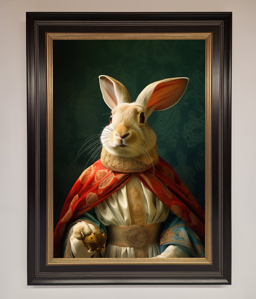 Renaissance Rabbit Framed Poster - Zestio