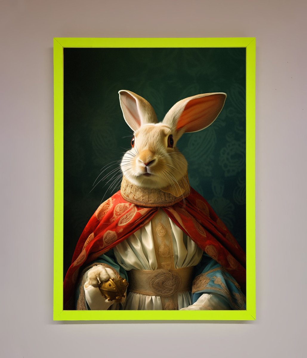 Renaissance Rabbit Framed Poster - Zestio