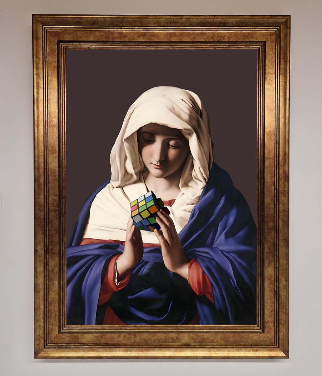 Renaissance Rubik Cube Framed Wall Art - Zestio