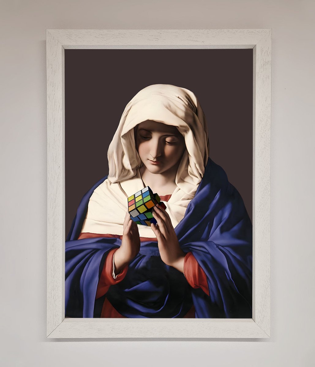 Renaissance Rubik Cube Framed Wall Art - Zestio