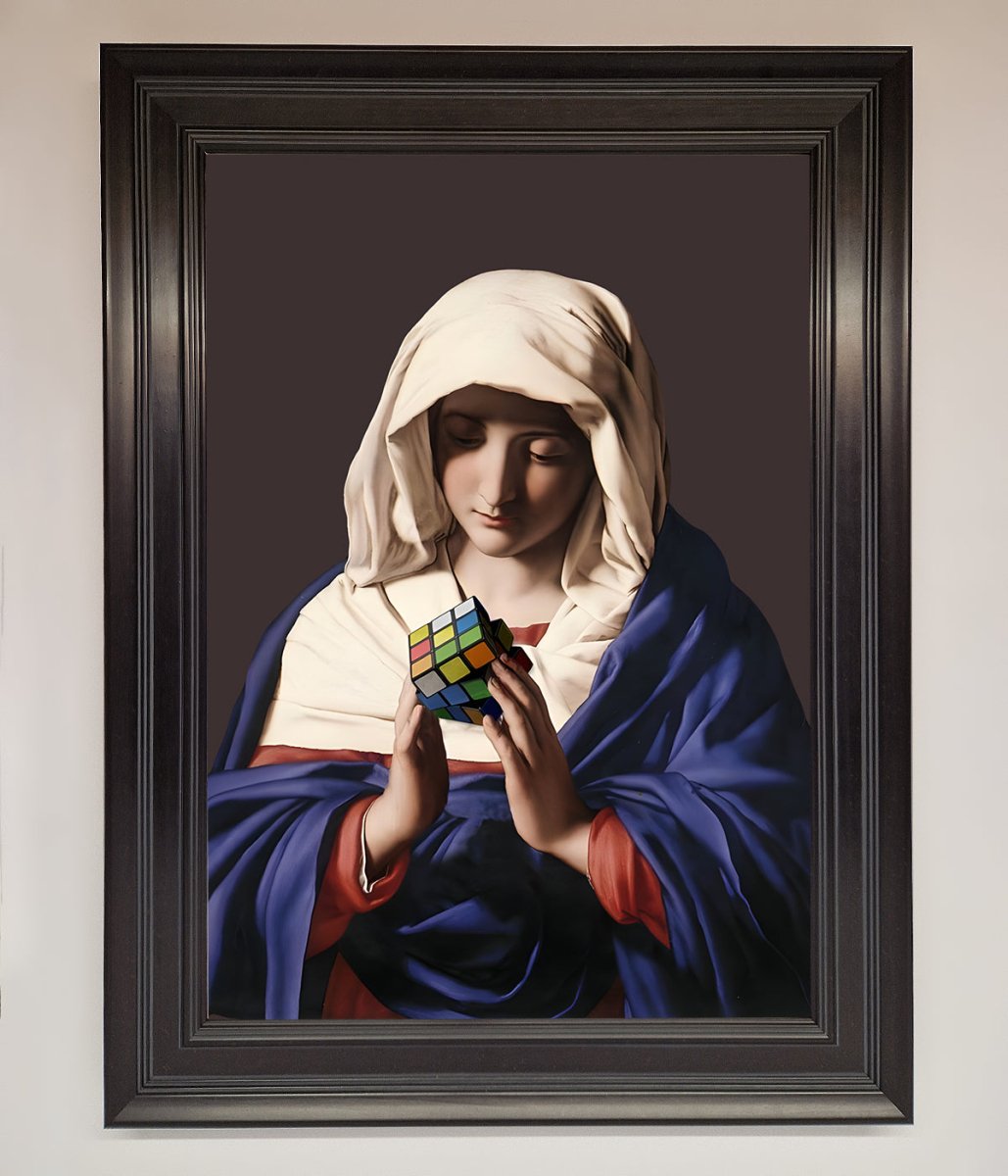 Renaissance Rubik Cube Framed Wall Art - Zestio