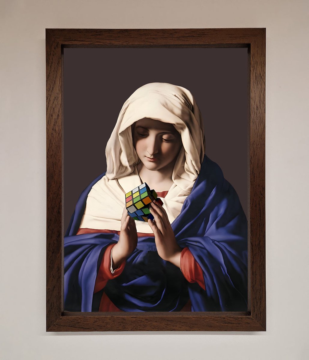 Renaissance Rubik Cube Framed Wall Art - Zestio