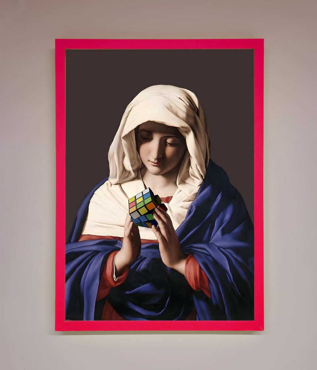 Renaissance Rubik Cube Framed Wall Art - Zestio